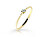 Jemný zásnubný prsteň zo žltého zlata Z6729-2931-X-1