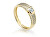 Trblietavý prsteň zo žltého zlata so zirkónmi Z6715-2361-10-X-1