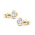 Raffinati orecchini in oro con zirconi Z5024-20-10-X-1