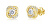 Prekrásne kôstkové náušnice zo žltého zlata Z9001-3263-30-10-X-1