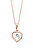 Romantický bicolor přívěsek z růžového zlata Z6298-1609-40-10-X-R4