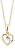 Romantico pendente bicolore in oro giallo Z6298-1609-40-10-X-R1