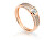 Trblietavý prsteň z ružového zlata so zirkónmi Z6715-2361-10-X-4