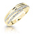 Trblietavý prsteň zo žltého zlata Z6716-3352-10-X-1