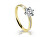Úchvatný trblietavý prsteň zo žltého zlata Z6149-X-1