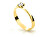 Zásnubní prsten ze žlutého zlata se zirkonem Z6899-1905-10-X-1