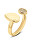 Elegantní pozlacený prsten s krystaly Fascinate 35000320