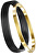 Bracciale di lusso bicolore Hook KJ06JD21010 nero lucido