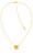 Minimalistický pozlátený náhrdelník pre ženy Elemental 35000639