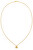 Moderne vergoldete Halskette Sculptural 35000487