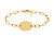 Brațară modernă placată cu aur Iconic for Her 35000396