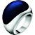 Ocelový prsten s kamenem Ellipse KJ3QLR0201
