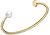 Bracciale aperto placcato in oro Bubbly KJ9RJF1401