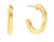Incantevoli orecchini placcati oro Sculptural 35000311