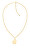 Romantický pozlacený náhrdelník Captivate 35000295
