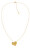 Romantický pozlacený náhrdelník z oceli Passion 35000597