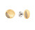 Stilvolle vergoldete Ohrringe mit Kristallen Minimal 35000138