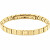 Elegante bracciale placcato in oro da uomo Architectural 35000489