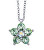 Hravý náhrdelník s kryštálmi Party Flower 30545.PER.R