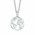 Originálny oceľový náhrdelník Glóbus Globe 30452.E