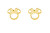Cercei frumoși placați cu aur Minnie Mouse E600181YL-B.CS