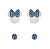 Set di orecchini scintillanti da ragazza Minnie Mouse S600149RDL-B.CS
