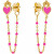 Bellissimi orecchini placcati in oro Disney Princess ES00080YL-55.CS