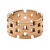 Designový bronzový prsten z oceli 5-Link DW0040097