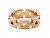 Fashion pozlacený prsten 3-Link DW0040096