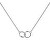 Krásný ocelový náhrdelník Elan Unity DW00400167