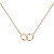 Krásný pozlacený náhrdelník Elan Unity DW00400219