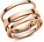 Masivní bronzový prsten Elan DW0040012