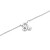 Nadčasový ocelový náhrdelník znamení Lev Crystal Zodiac DW00400947