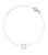 Ocelový řetízkový náramek znamení Blíženci Crystal Zodiac DW00400933