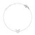 Ocelový řetízkový náramek znamení Býk Crystal Zodiac DW00400932