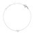 Ocelový řetízkový náramek znamení Kozoroh Crystal Zodiac DW00400940