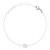 Ocelový řetízkový náramek znamení Panna Crystal Zodiac DW00400936