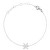 Ocelový řetízkový náramek znamení Ryby Crystal Zodiac DW00400942