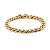 Pánský pozlacený náramek Ellipse Cuban Chain DW0040166