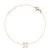 Pozlacený řetízkový náramek znamení Blíženci Crystal Zodiac DW00400909