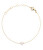 Pozlacený řetízkový náramek znamení Kozoroh Crystal Zodiac DW00400916