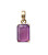 Překrásný pozlacený přívěsek s ametystem Charms DW00401471