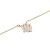 Půvabný pozlacený náhrdelník znamení Panna Crystal Zodiac DW00400924