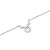 Slušivý ocelový náhrdelník znamení Býk Crystal Zodiac DW00400944