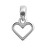 Srdíčkový přívěsek ze stříbra Charms DW00401053