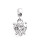 Stříbrný přívěsek s čirým srdíčkem Charms DW00401049