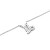 Slušivý ocelový náhrdelník znamení Kozoroh Crystal Zodiac DW00400952