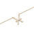Stylový pozlacený náhrdelník znamení Ryby Crystal Zodiac DW00400930