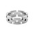 Půvabný ocelový prsten 3-Link DW0040102