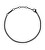 Bracciale scintillante con cristalli neri Classic Tennis DW00400810